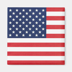 Aimant Drapeau américain patriotique étoiles et rayures