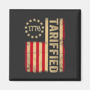 Aimant Drapeau américain USA 1776 Tarrifs américains