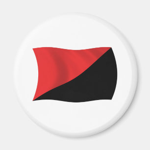 Aimant Drapeau Anarcho-Syndicaliste