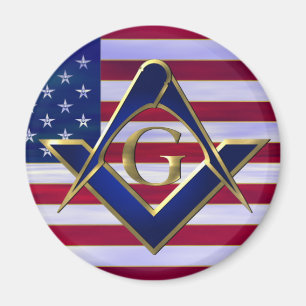 Aimant Drapeau avec le carré et les boussoles