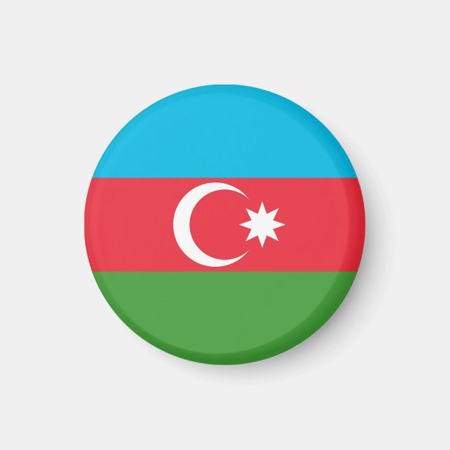 Aimant Drapeau Azerbaïdjan (Devant)
