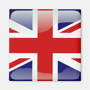 Aimant Drapeau brillant britannique