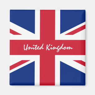 Aimant Drapeau britannique et supporters de vacances/spor