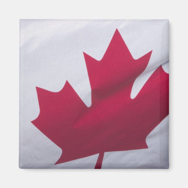 Aimant Drapeau canadien. (Devant)