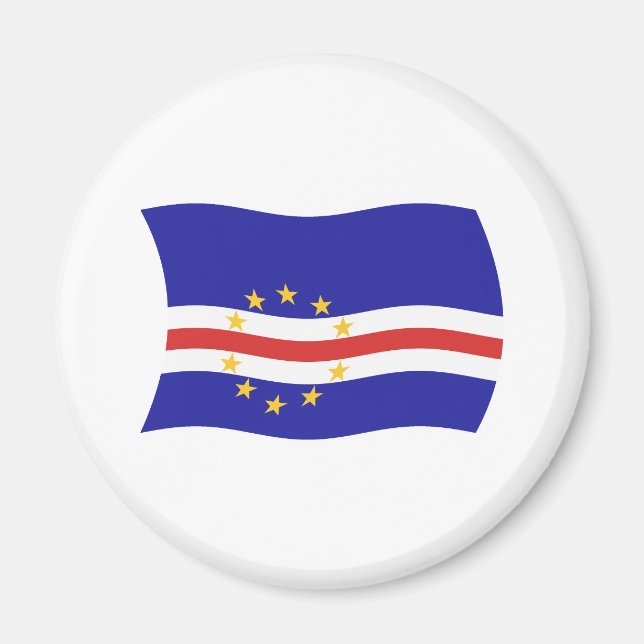 Aimant Drapeau Cap-Vert (Devant)