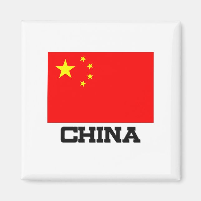 Aimant Drapeau chinois (Devant)