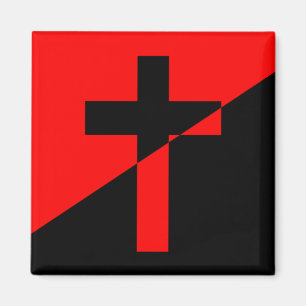 Aimant Drapeau Christian Socialism & Anarchism (Libératio