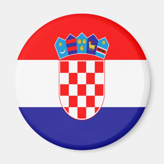 Aimant Drapeau croate (Devant)
