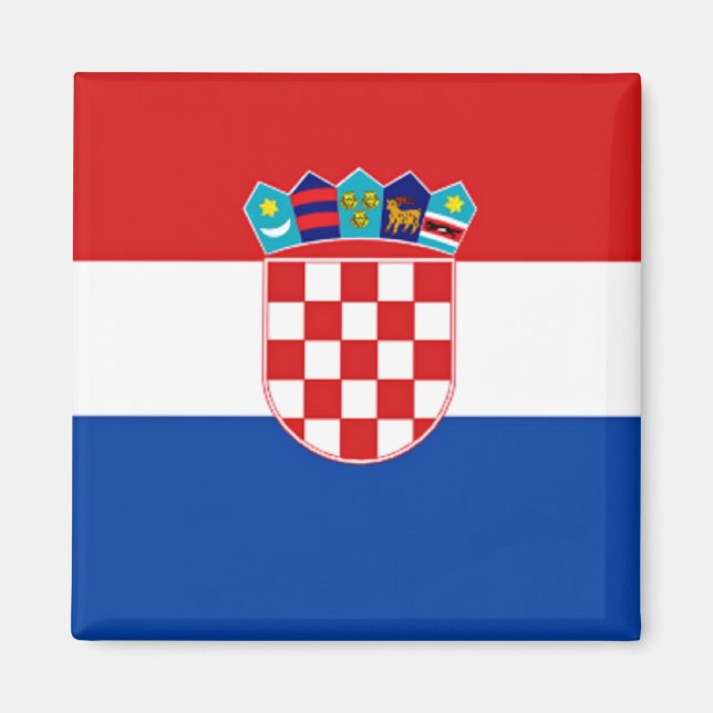 Aimant Drapeau croate (Devant)