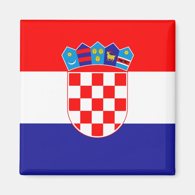 Aimant Drapeau Croatie (Devant)
