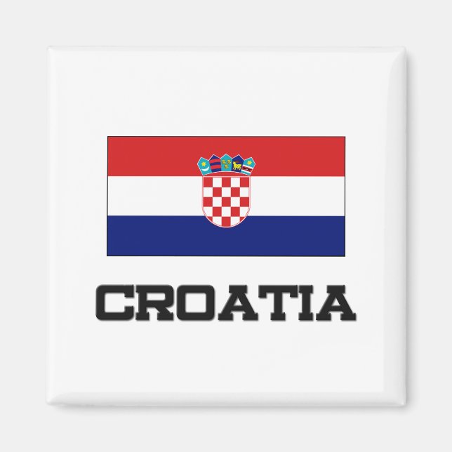 Aimant Drapeau Croatie (Devant)