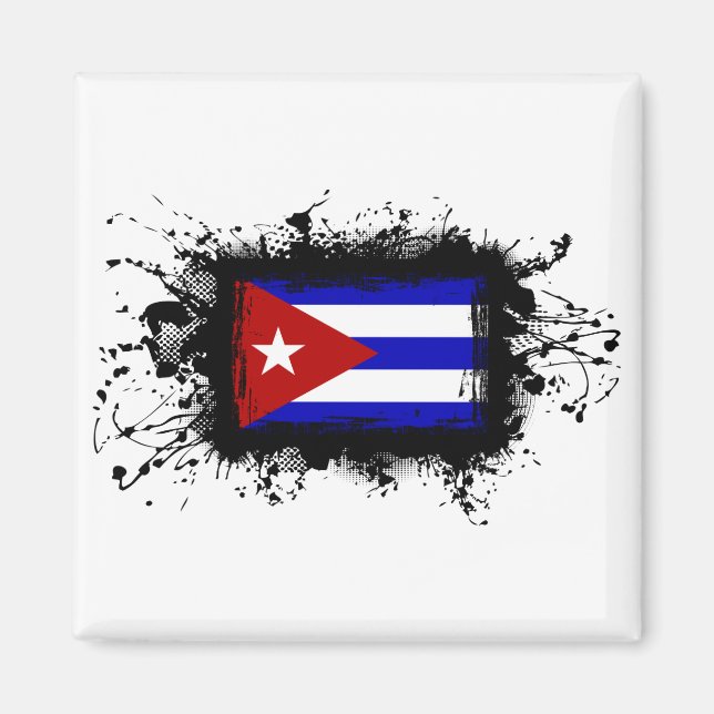 Aimant Drapeau Cuba (Devant)