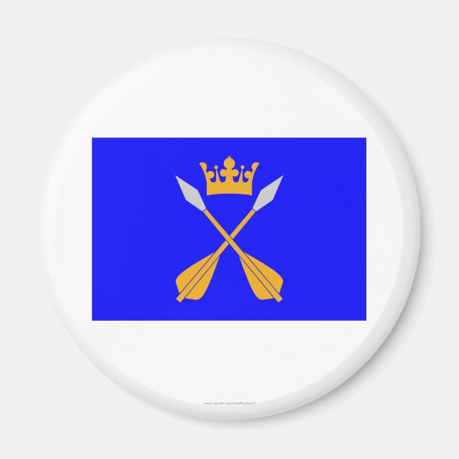 Aimant Drapeau Dalarnas län (Devant)