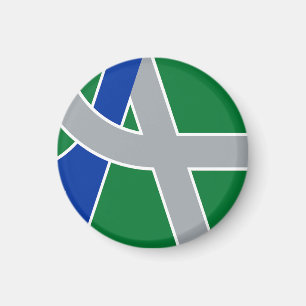 Aimant Drapeau d'Albany, Oregon