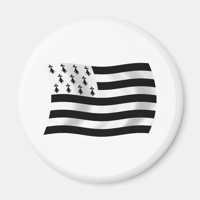 Aimant Drapeau de Bretagne (Devant)