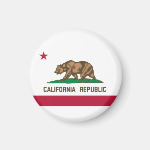 Aimant Drapeau De Californie, Drapeau De Californie,