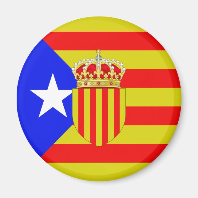 Aimant Drapeau de Catalogne (Devant)