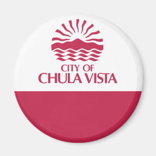 Aimant Drapeau de Chula Vista, Californie