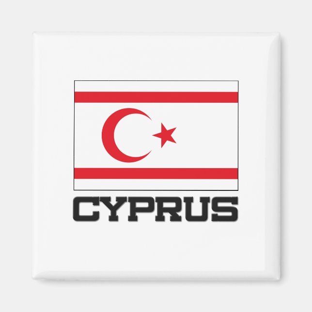 Aimant Drapeau de Chypre (Devant)
