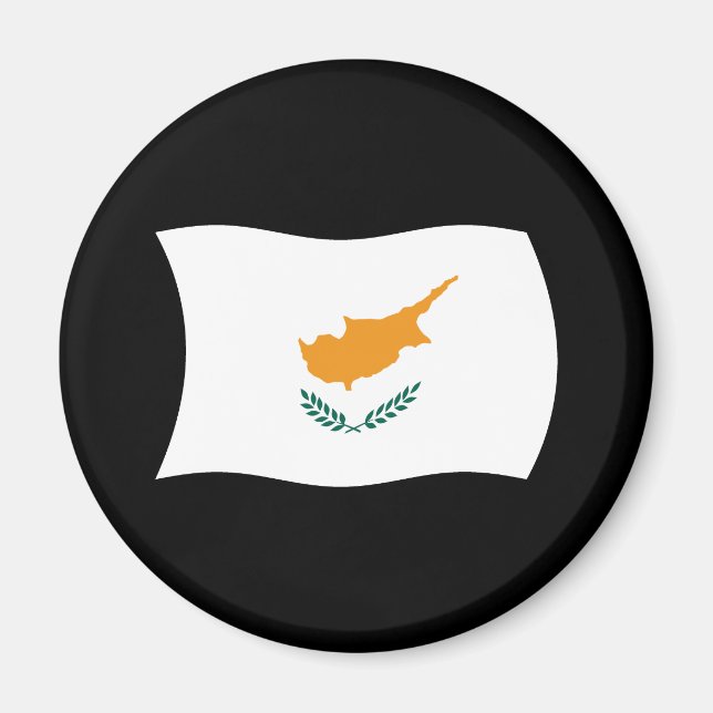 Aimant Drapeau de Chypre (Devant)