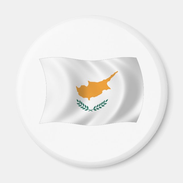 Aimant Drapeau de Chypre (Devant)