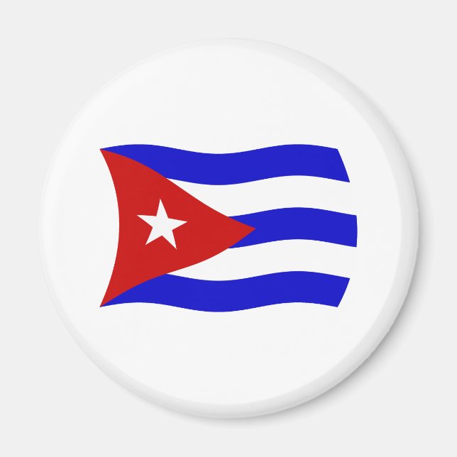 Aimant Drapeau de Cuba (Devant)