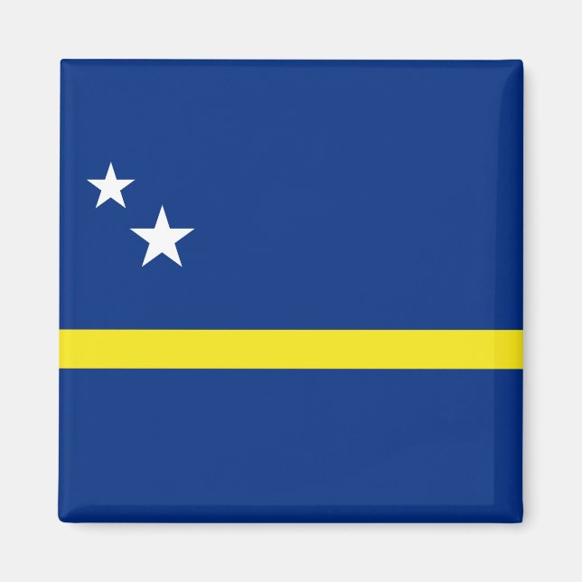 Aimant Drapeau de Curaçao (Devant)