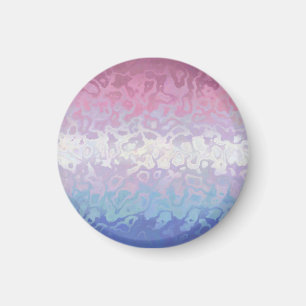 Aimant Drapeau de fierté bigender tripant ondoyant funky