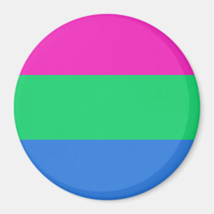 Aimant Drapeau de fierté polysexuelle