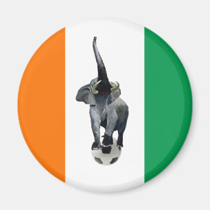 Aimant Drapeau de football Côte d'Ivoire