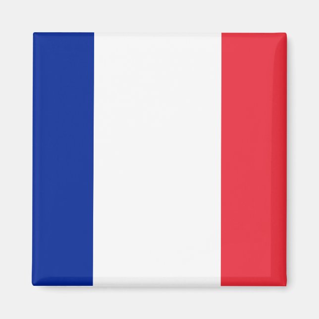 Aimant drapeau de France (Devant)