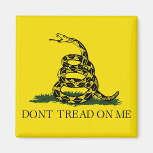 Aimant Drapeau de Gadsden (Ne marchez pas sur moi) (Drape