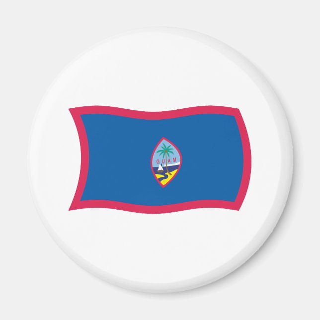 Aimant Drapeau de Guam (Devant)