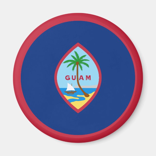Aimant Drapeau de Guam (Devant)