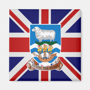 Aimant Drapeau de haute qualité des Îles Falkland