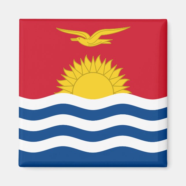 Aimant Drapeau de Kiribati (Devant)