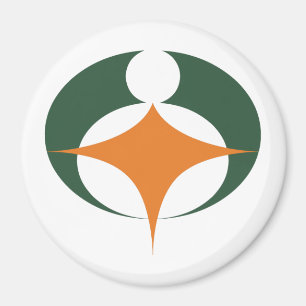 Aimant Drapeau de Koga, Shiga, Japon