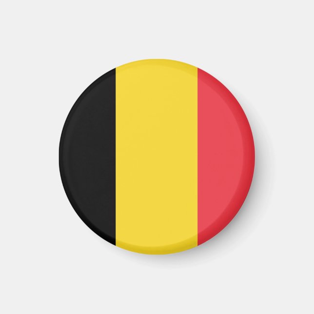 Aimant Drapeau de la Belgique (Devant)