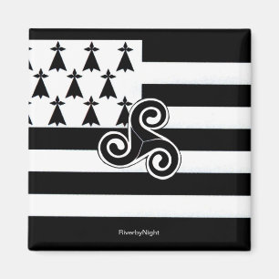 Aimant Drapeau de la Bretagne (Breton)