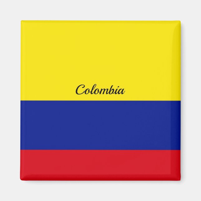 Aimant Drapeau de la Colombie (Devant)
