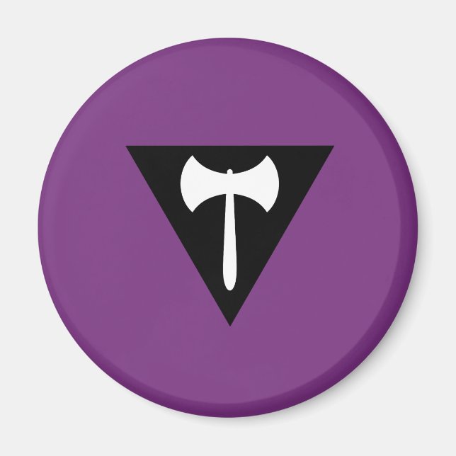 Aimant Drapeau de la fierté lesbienne (Devant)