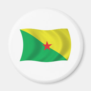 Aimant Drapeau de la Guyane française