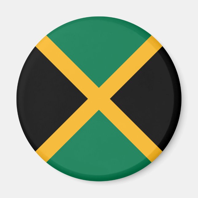Aimant Drapeau de la Jamaïque (Devant)