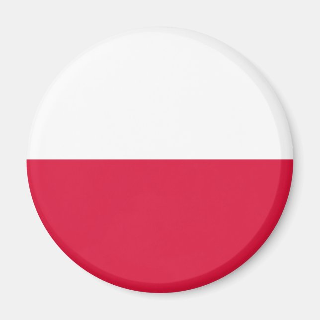 Aimant Drapeau de la Pologne (Devant)