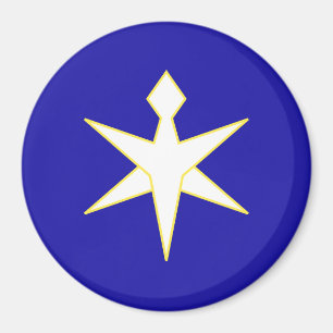 Aimant Drapeau de la préfecture de Chiba, Japon