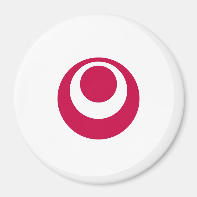 Aimant Drapeau de la préfecture d'Okinawa, Japon (Devant)