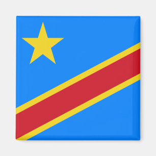 Aimant Drapeau de la RDC (République démocratique du Cong