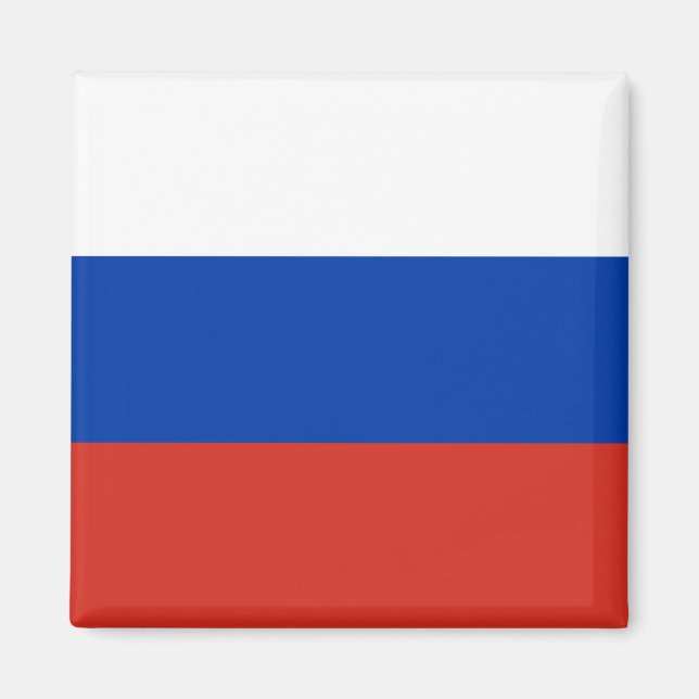 Aimant Drapeau de la Russie (Devant)