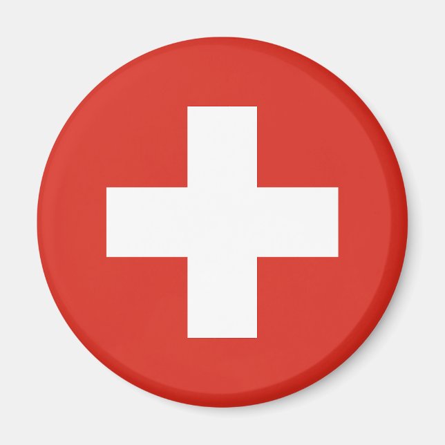 Aimant Drapeau de la Suisse (Devant)