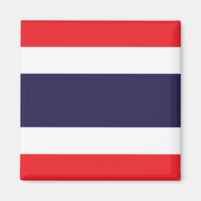 Aimant Drapeau de la Thaïlande (Devant)